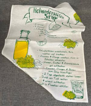 Geschirrtuch Holunderblütensirup